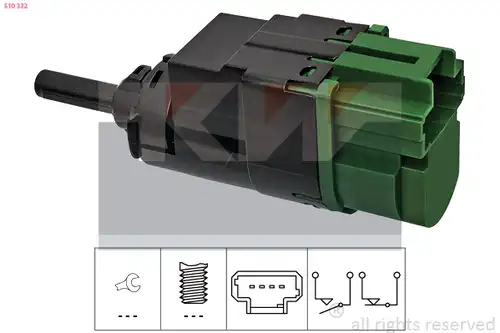 ключ за спирачните светлини KW 510 332