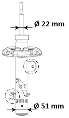 амортисьор KYB 3338060