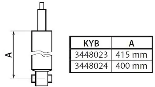 амортисьор KYB 3448023