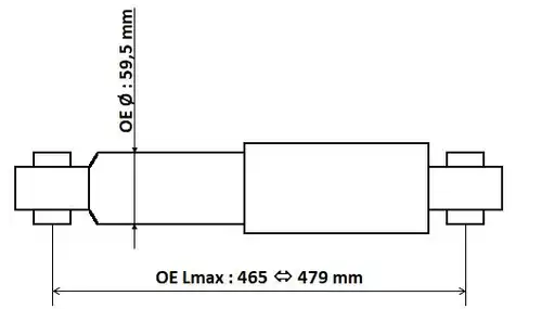 амортисьор KYB 3450023