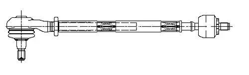 напречна кормилна щанга LEMFÖRDER 19262 02