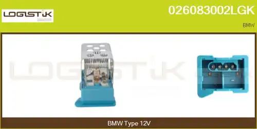 съпротивление, вентилатор за вътрешно пространство LGK 026083002LGK