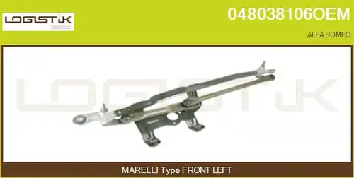 лостов механизъм на чистачките LGK 048038106OEM