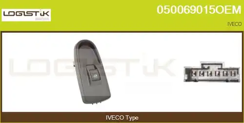 ключ(бутон), стъклоповдигане LGK 050069015OEM