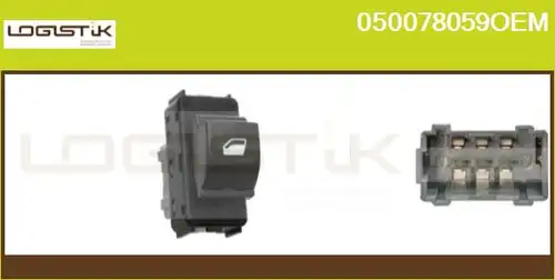 ключ(бутон), стъклоповдигане LGK 050078059OEM