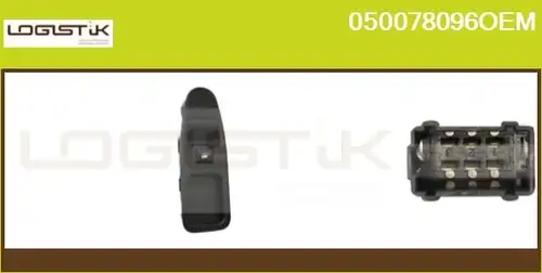 ключ(бутон), стъклоповдигане LGK 050078096OEM