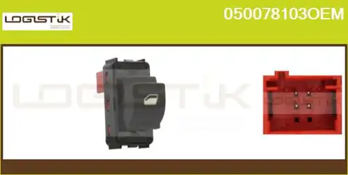 ключ(бутон), стъклоповдигане LGK 050078103OEM