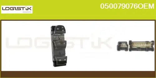 ключ(бутон), стъклоповдигане LGK 050079076OEM