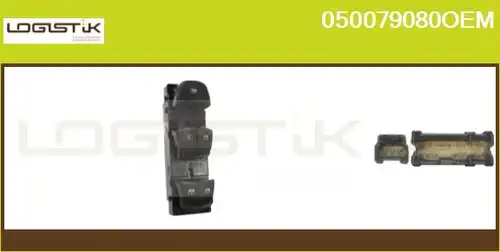 ключ(бутон), стъклоповдигане LGK 050079080OEM