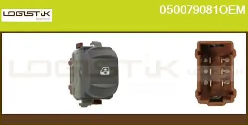 ключ(бутон), стъклоповдигане LGK 050079081OEM