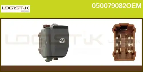 ключ(бутон), стъклоповдигане LGK 050079082OEM