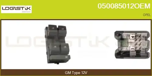 ключ(бутон), стъклоповдигане LGK 050085012OEM