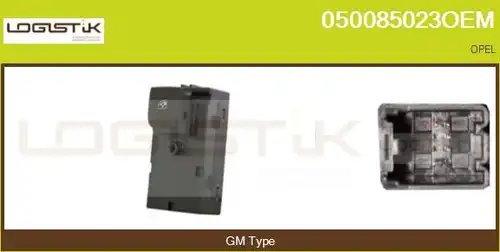 ключ(бутон), стъклоповдигане LGK 050085023OEM