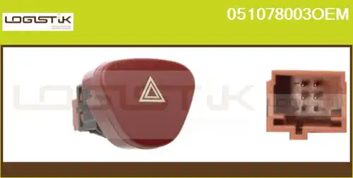 ключ за аварийни мигачи LGK 051078003OEM