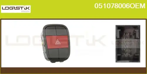 ключ за аварийни мигачи LGK 051078006OEM