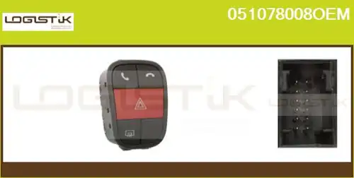 ключ за аварийни мигачи LGK 051078008OEM