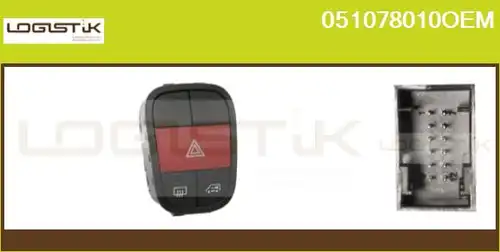 ключ за аварийни мигачи LGK 051078010OEM