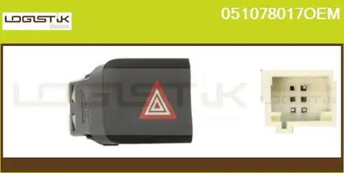 ключ за аварийни мигачи LGK 051078017OEM