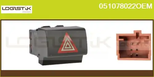 ключ за аварийни мигачи LGK 051078022OEM