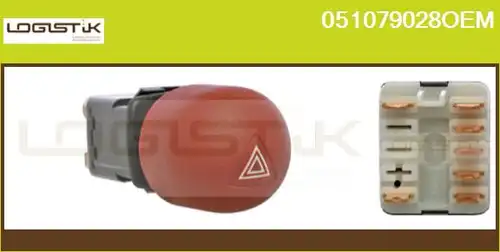 ключ за аварийни мигачи LGK 051079028OEM