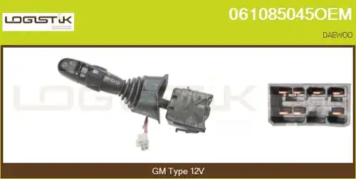 превключвател на кормилната колона LGK 061085045OEM