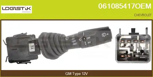 превключвател на кормилната колона LGK 061085417OEM