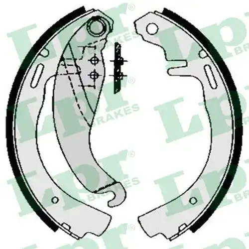 комплект спирачна челюст LPR 02490