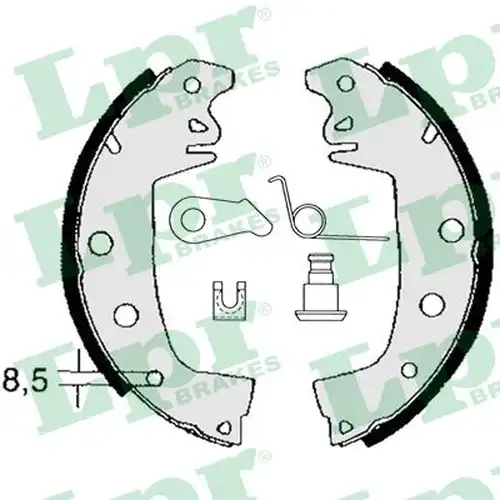 комплект спирачна челюст LPR 02971