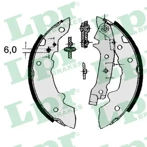 комплект спирачна челюст LPR 04320