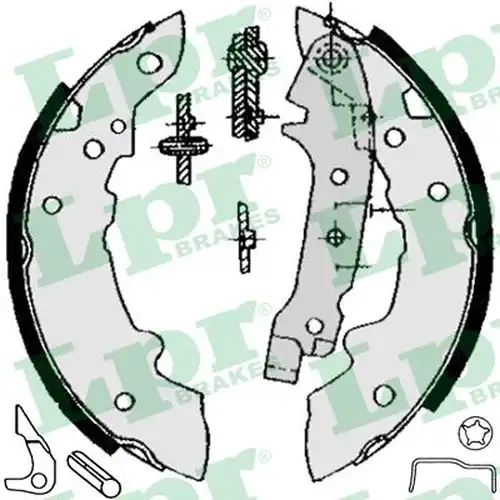 комплект спирачна челюст LPR 04321