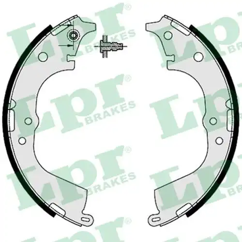 комплект спирачна челюст LPR 07225