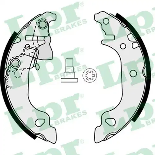 комплект спирачна челюст LPR 07920