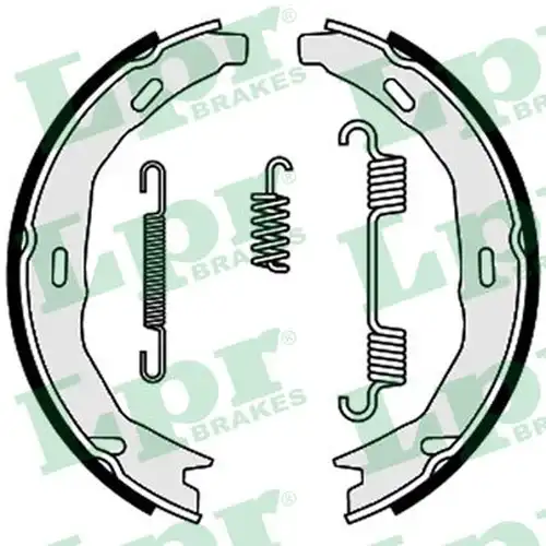 комплект спирачна челюст, ръчна спирачка LPR 09660