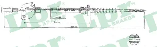 въжен механизъм, задействане на съединителя LPR C0049C