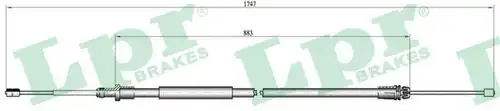 жило за ръчна спирачка LPR C0100B
