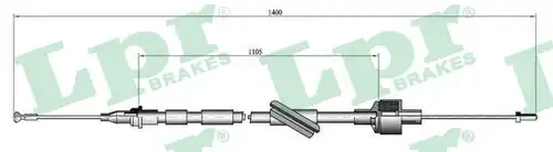 въжен механизъм, задействане на съединителя LPR C0104C