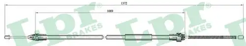 жило за ръчна спирачка LPR C0134B