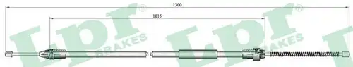 жило за ръчна спирачка LPR C0135B