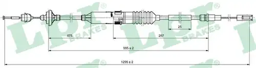 въжен механизъм, задействане на съединителя LPR C0135C