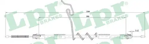 жило за ръчна спирачка LPR C0296B