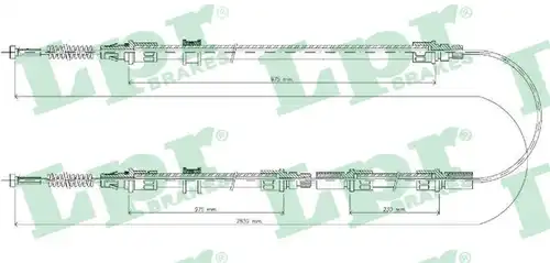 жило за ръчна спирачка LPR C0298B