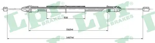 жило за ръчна спирачка LPR C0401B