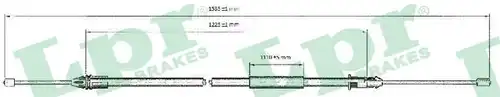 жило за ръчна спирачка LPR C0403B