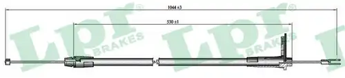 жило за ръчна спирачка LPR C0415B