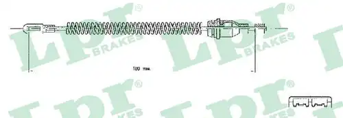 жило за ръчна спирачка LPR C0543B