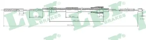 жило за ръчна спирачка LPR C0962B