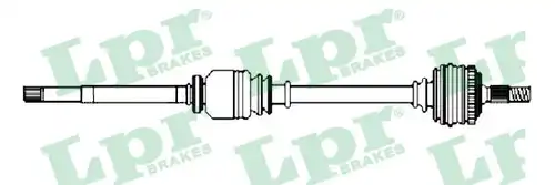 полуоска LPR DS52329