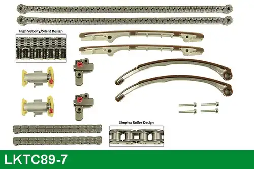 комплект ангренажна верига LUCAS LKTC89-7