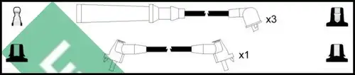 комплект запалителеи кабели LUCAS LUC7247