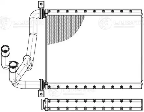 топлообменник, отопление на вътрешното пространство LUZAR LRh 1912